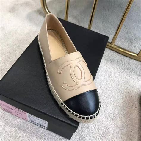 chanel leather espadrilles size 41|Chanel espadrilles price euro.